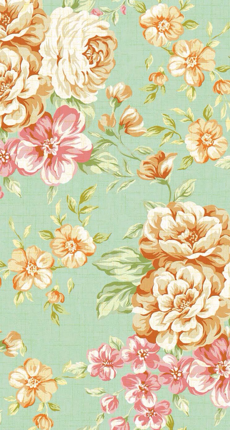 かわいいビンテージ壁紙,ピンク,パターン,ティール,花,花柄
