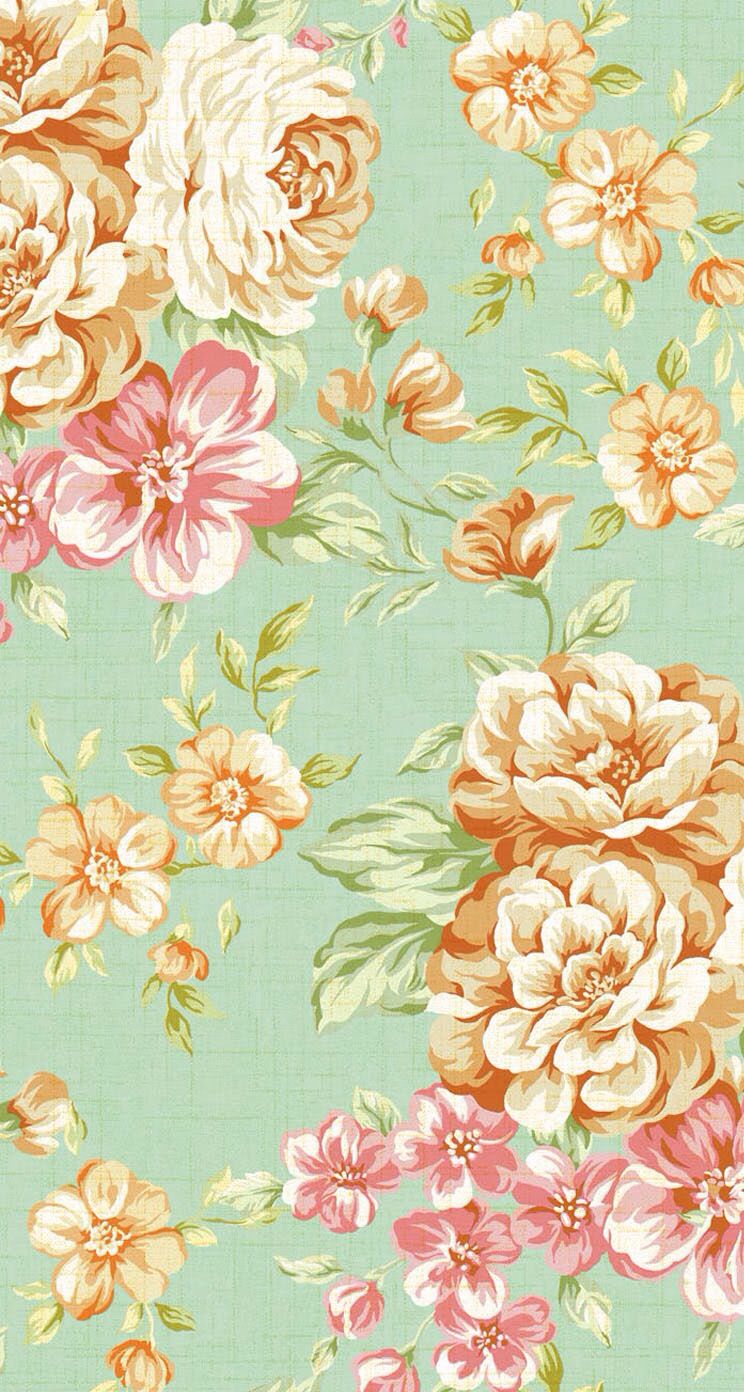 süße vintage tapete,rosa,muster,blaugrün,blume,blumendesign