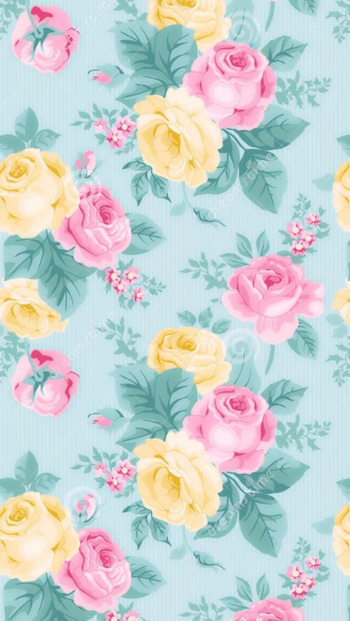 cute vintage wallpaper,pink,pattern,rose,flower,yellow