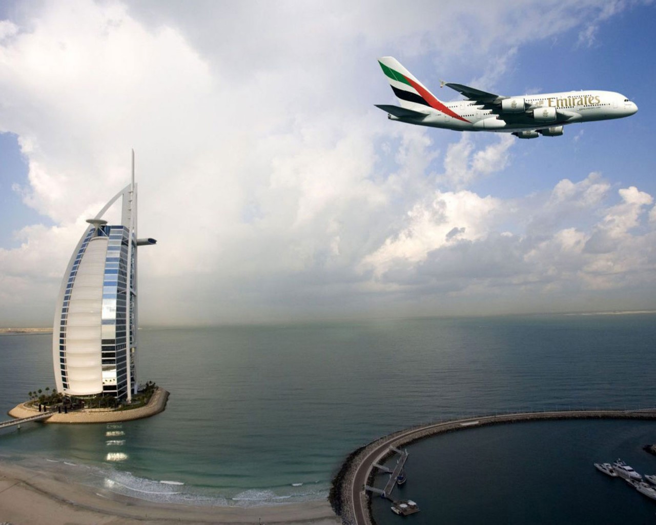 fond d'écran emirates hd,compagnie aérienne,avion,ciel,génie aérospatial,avion