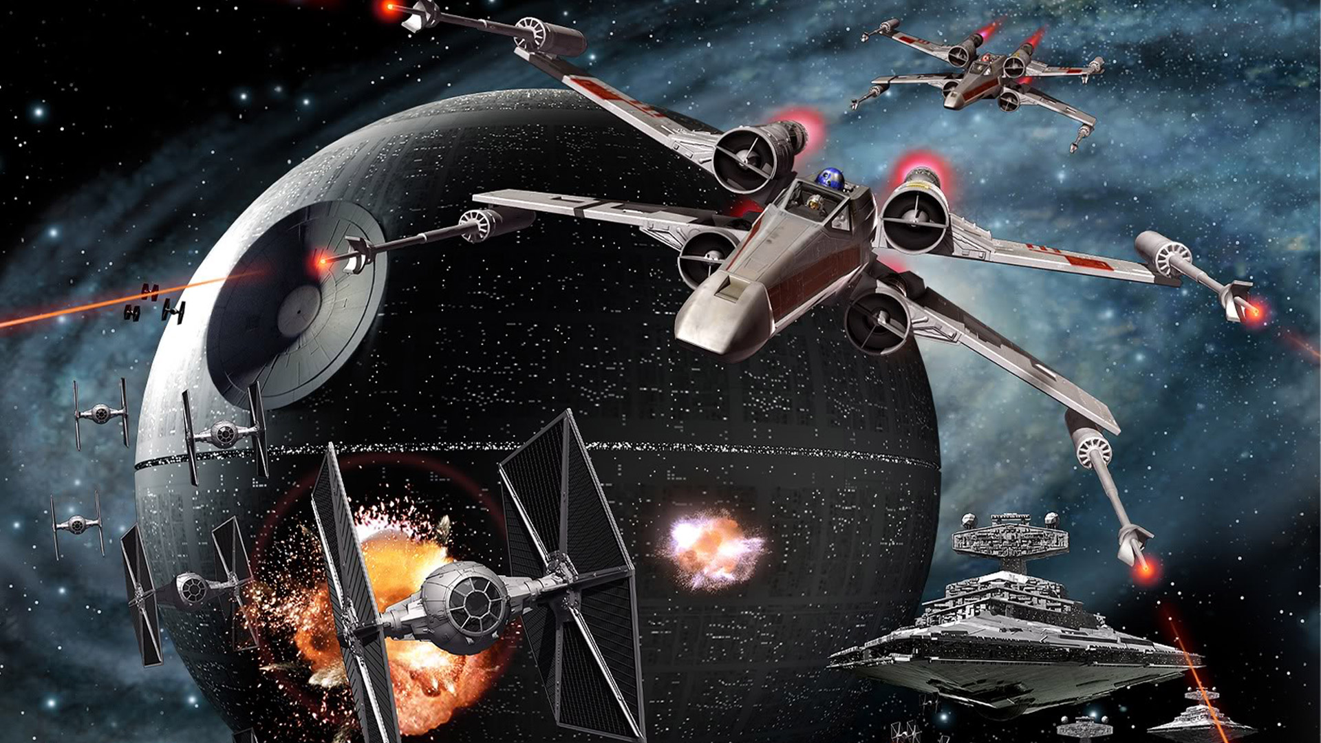 hochauflösende star wars wallpaper,weltraum,raumfahrzeug,raumfahrttechnik,platz,raumstation