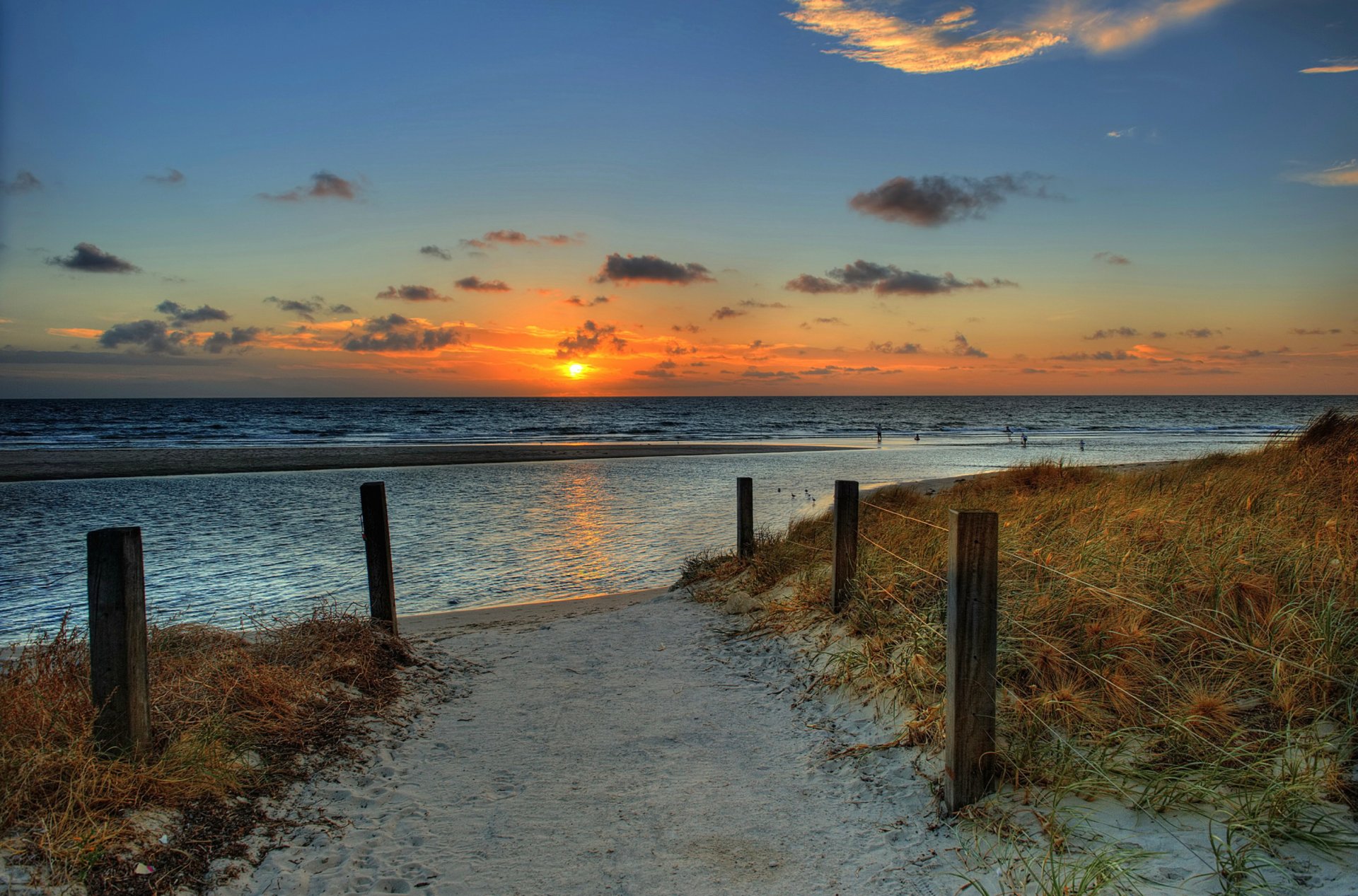 ocean scenery wallpaper,sky,nature,horizon,natural landscape,water