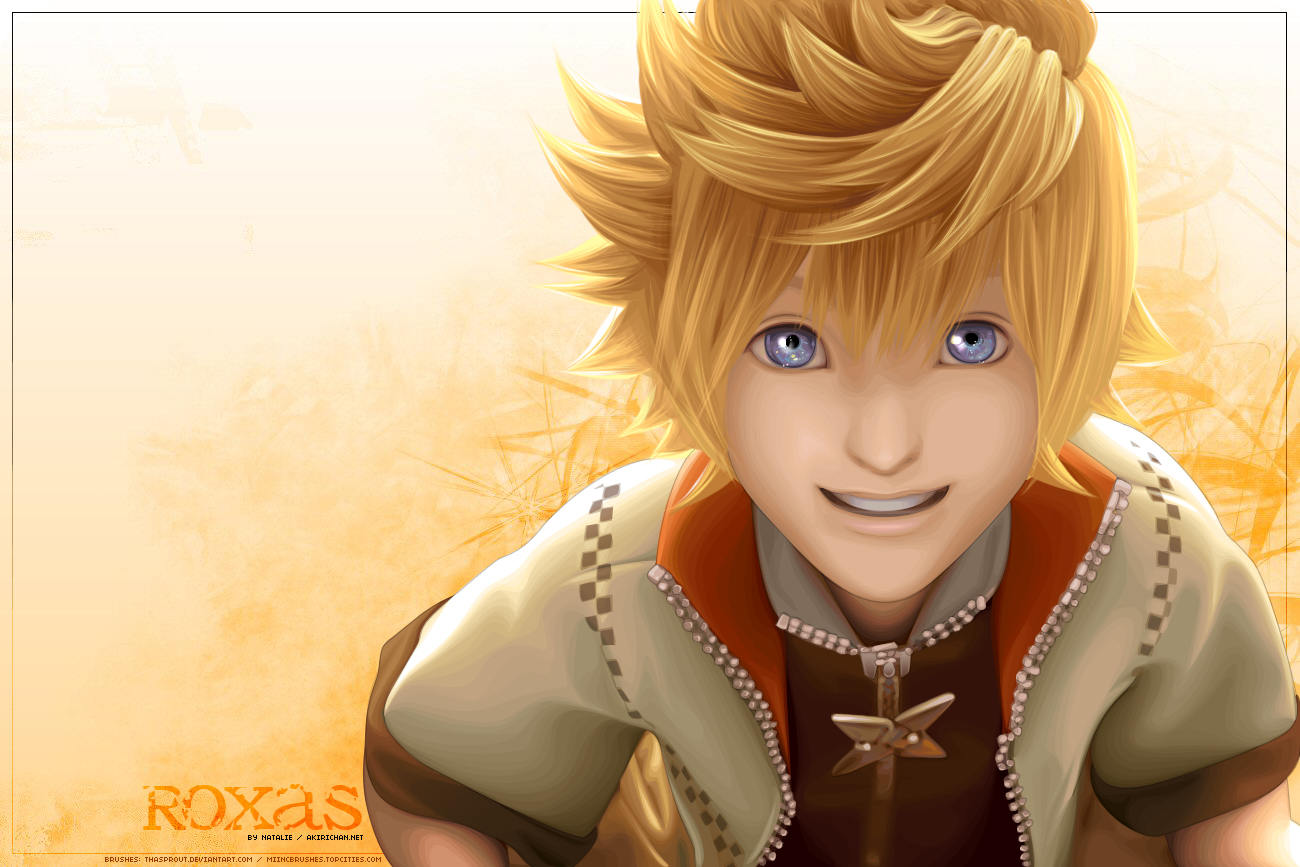 roxas wallpaper,hair,face,cartoon,hairstyle,forehead