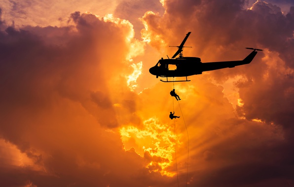 papel pintado siluet,helicóptero,rotor de helicóptero,cielo,aeronave,vehículo