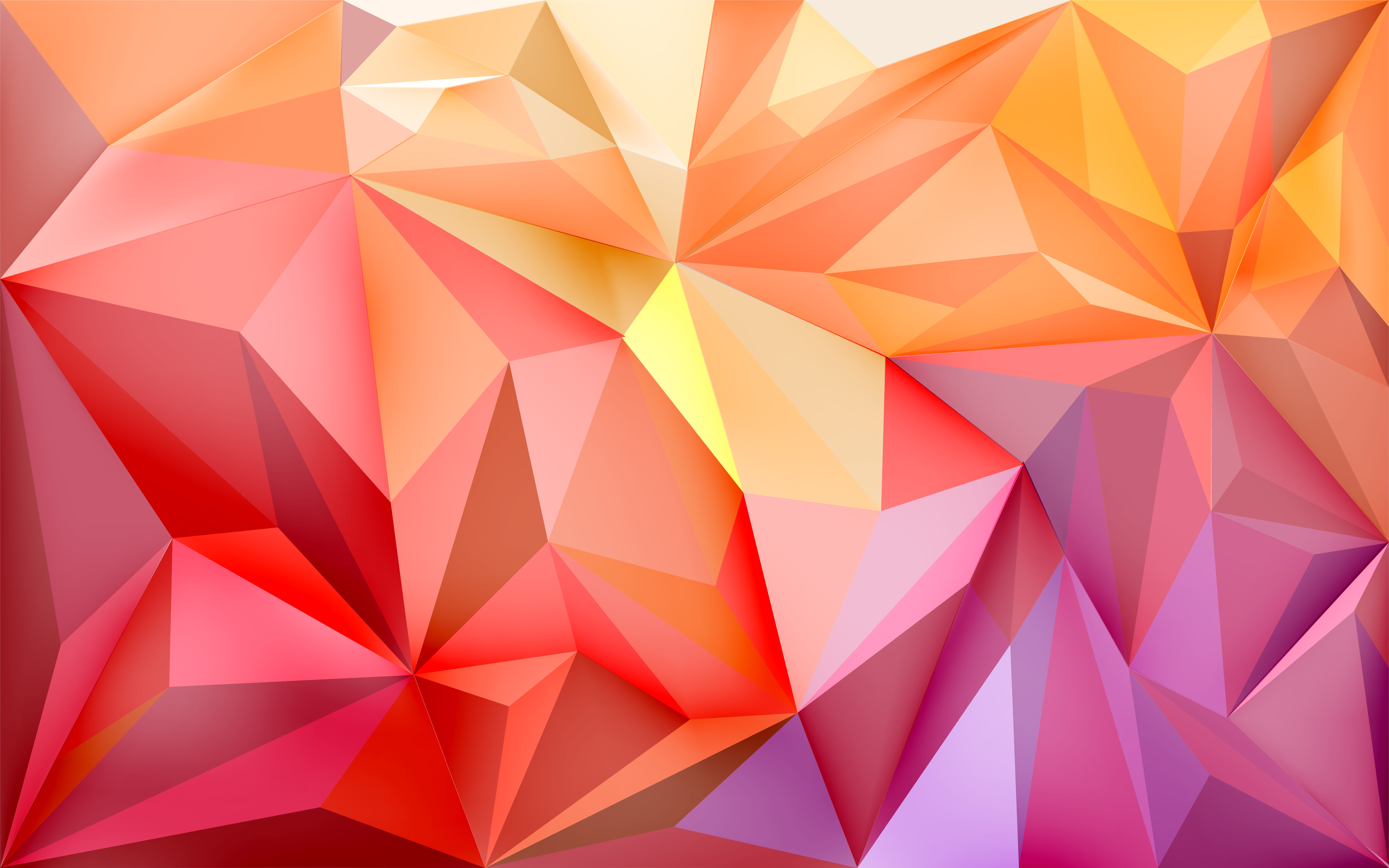 fondo de pantalla de colores,naranja,rosado,triángulo,modelo,diseño