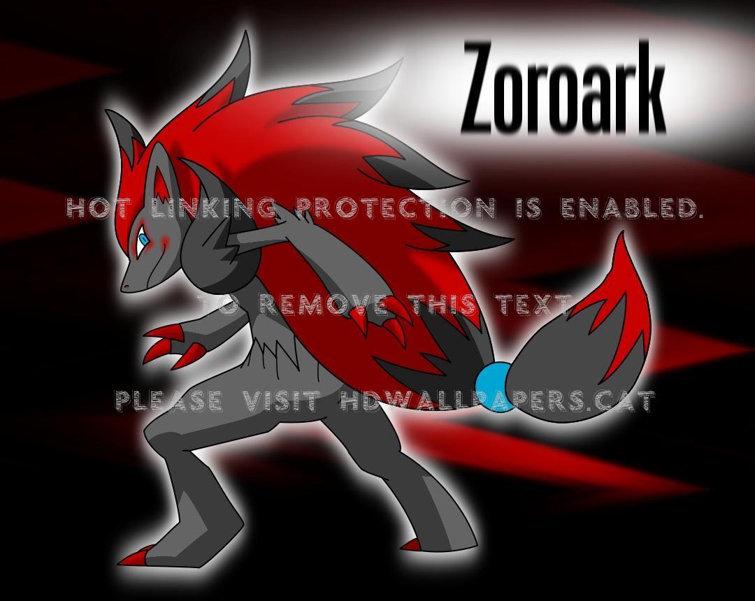 zoroark wallpaper,cartoon,animation,fictional character,font,graphic design