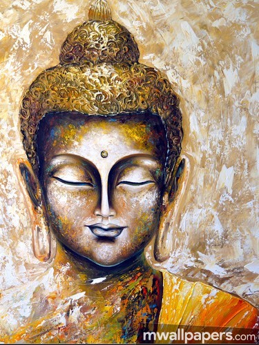 buda wallpaper hd,arte,pittura,testa,mitologia,personaggio fittizio