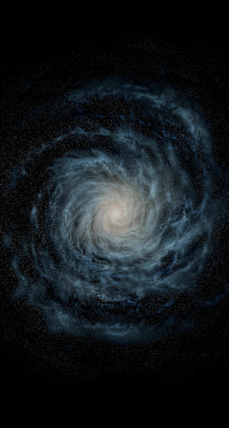 fond d'écran officiel ios 8,galaxie spirale,galaxie,ciel,atmosphère,cosmos