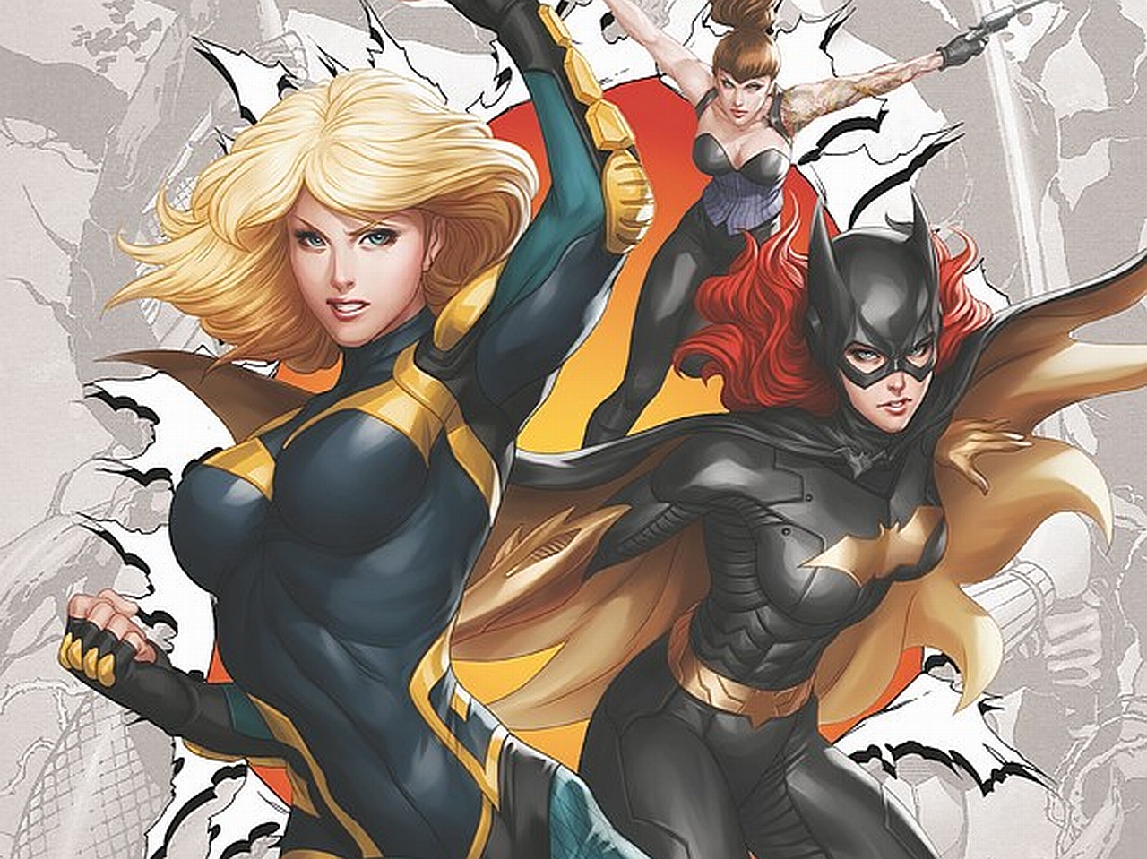 black canary wallpaper,fictional character,superhero,cartoon,hero,illustration