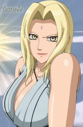 carta da parati lady tsunade,viso,cartone animato,capelli,anime,biondo