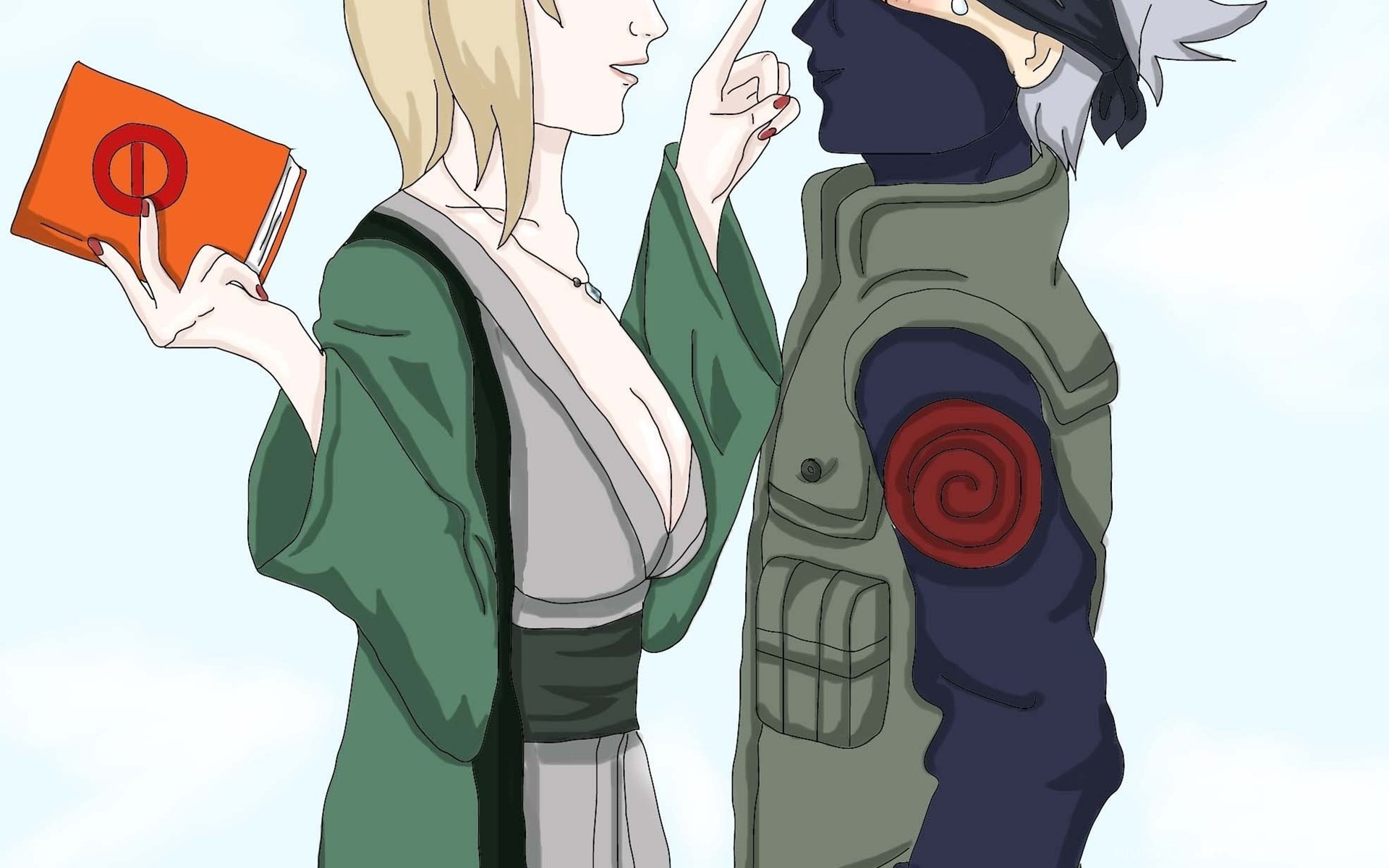 lady tsunade wallpaper,cartoon,anime,illustration,artwork,fictional character