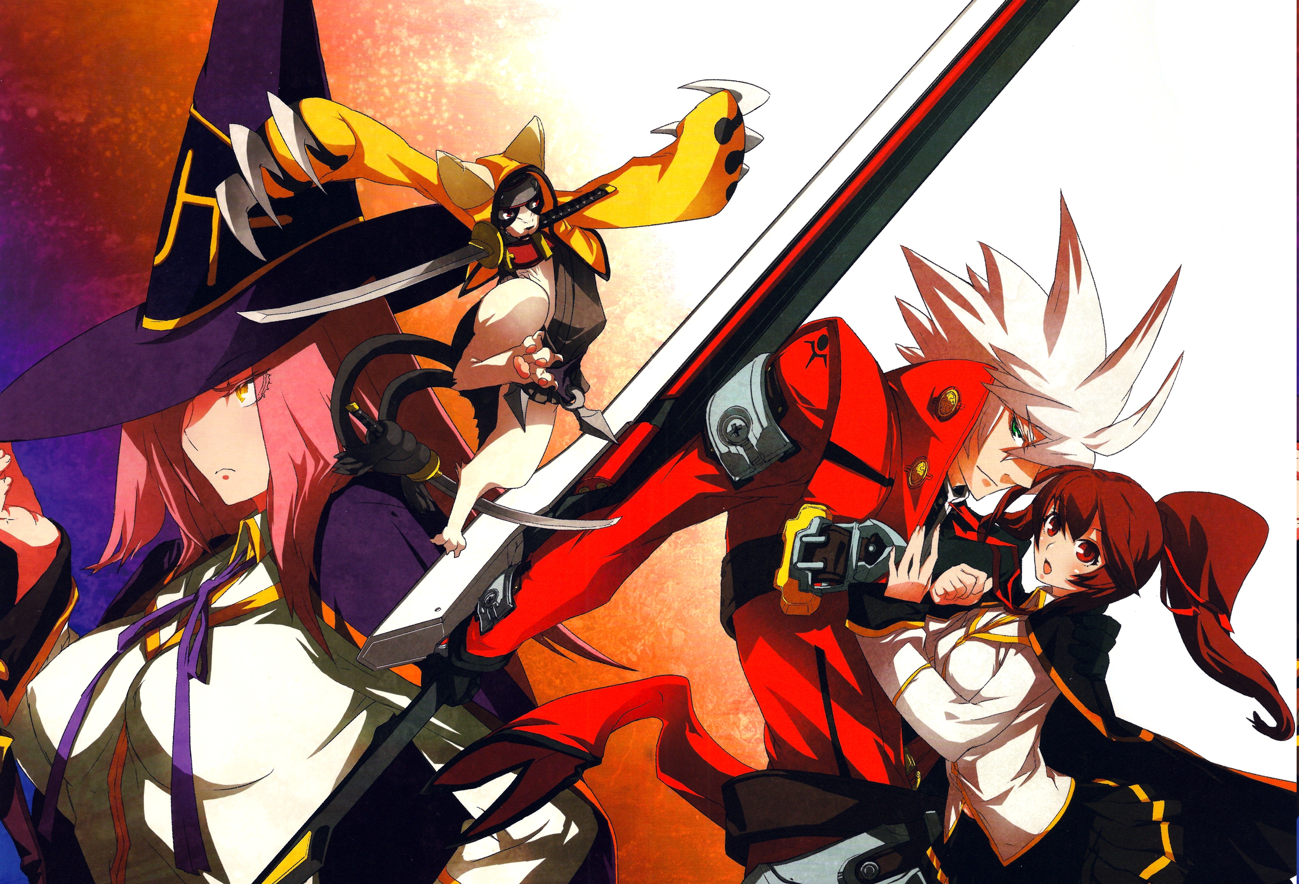 blazblue wallpaper,cartoon,anime,fictional character,cg artwork,black hair