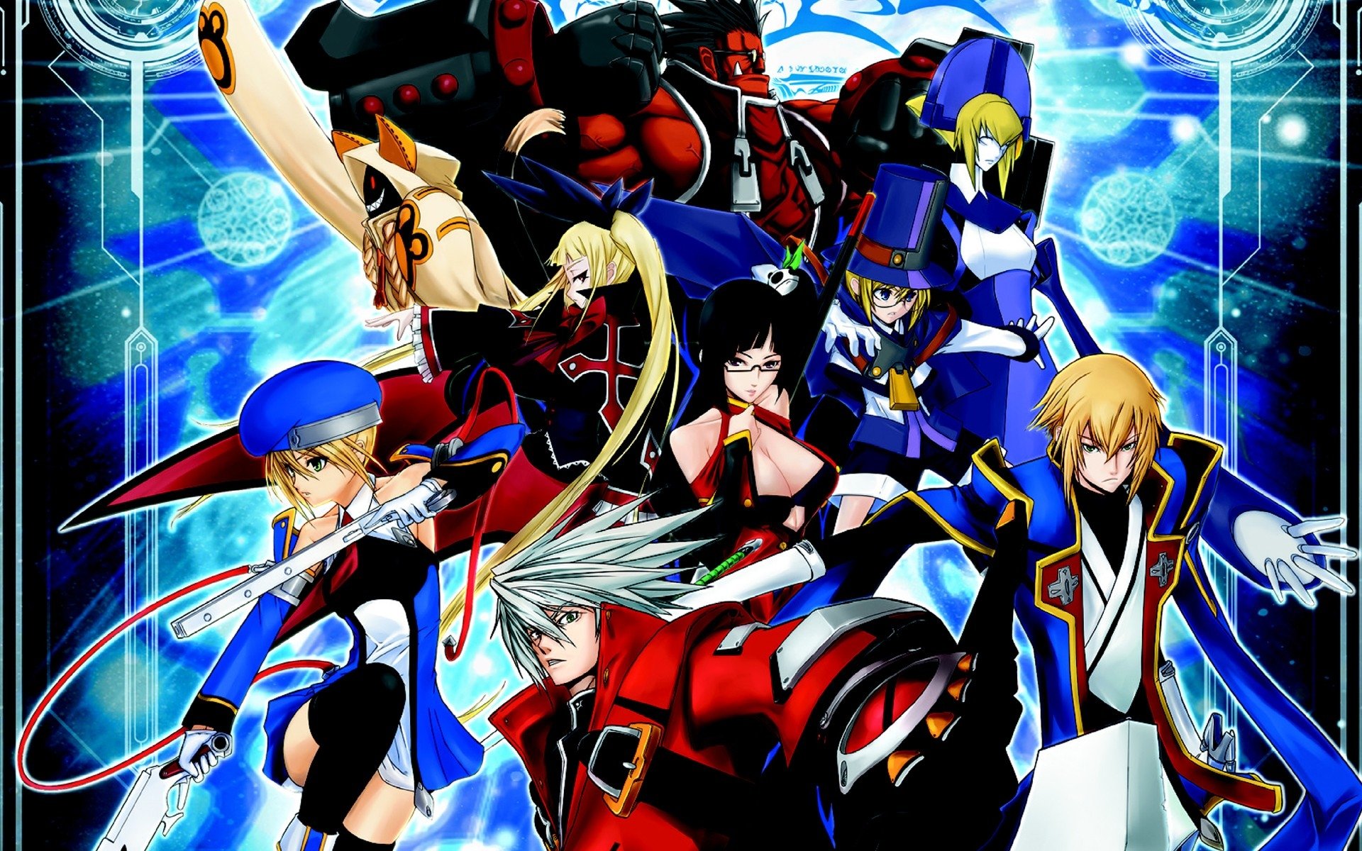 fond d'écran blazblue,anime,dessin animé,oeuvre de cg,dessin animé,personnage fictif