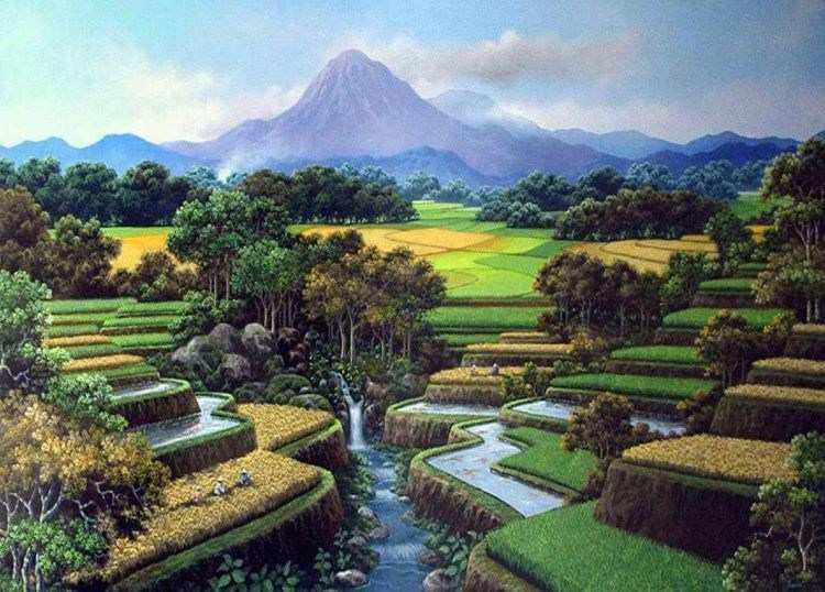 壁紙loreng tentara,自然の風景,自然,山,風景,空