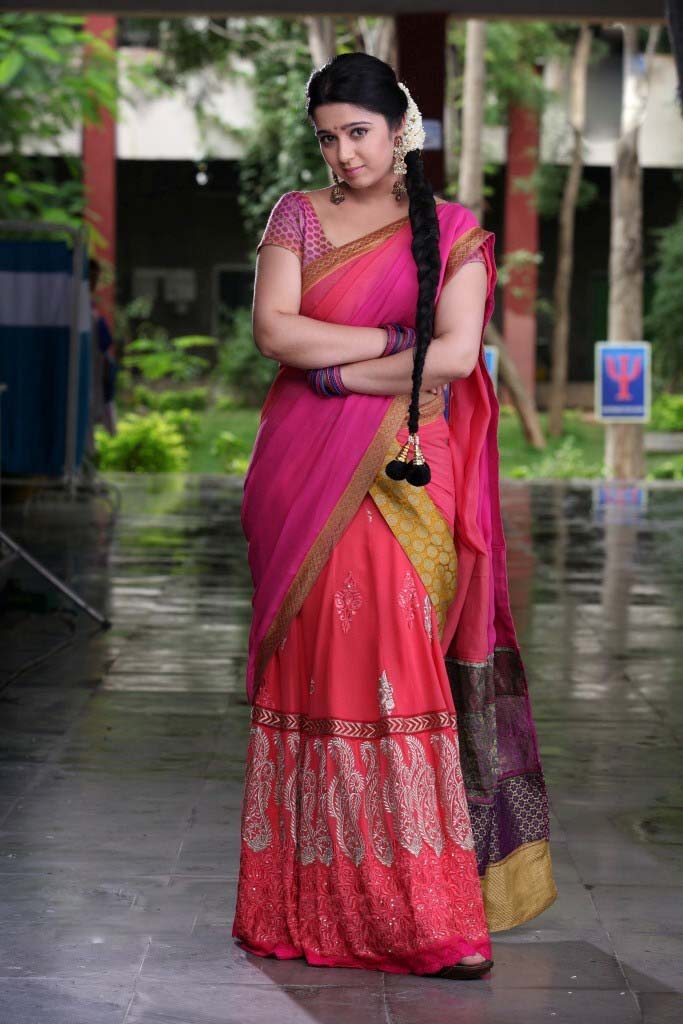 charmi wallpapers,sari,pink,clothing,magenta,maroon