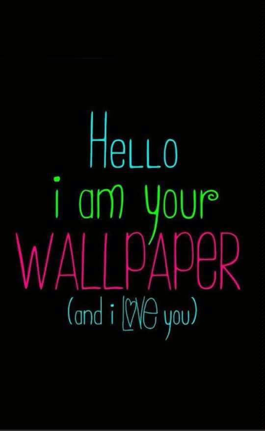 hello i am your wallpaper,text,font,black,green,graphic design