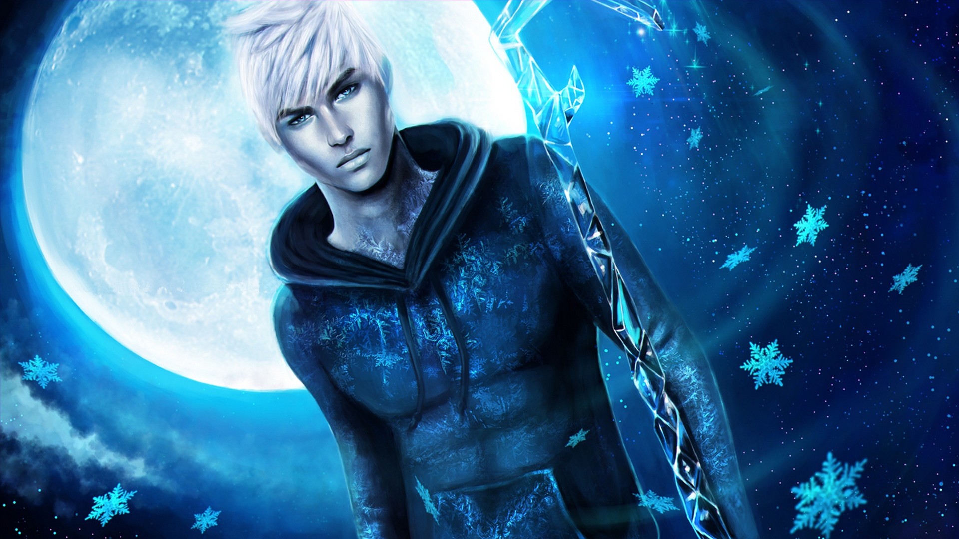 jack frost wallpaper,cg artwork,sky,space,illustration,fictional character