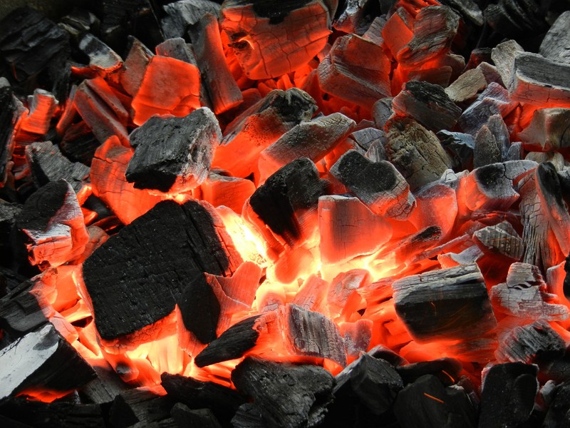 fondo de pantalla de barbacoa,naranja,rock,carbón,fuego,fuego