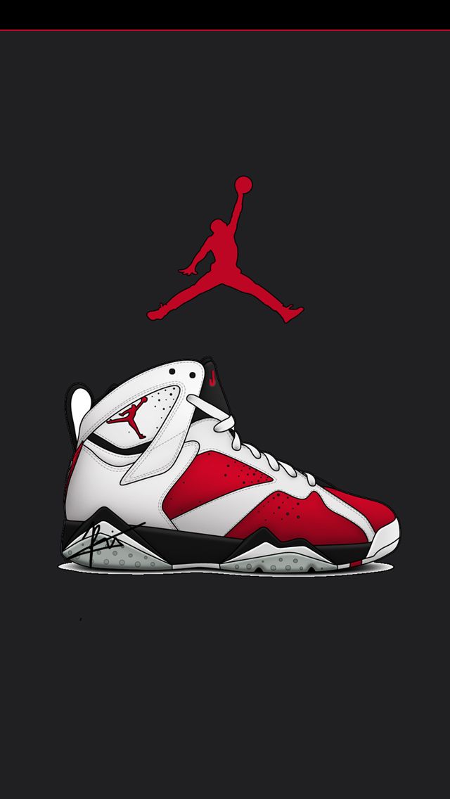 jordan logo wallpaper for iphone,footwear,cleat,white,red,shoe