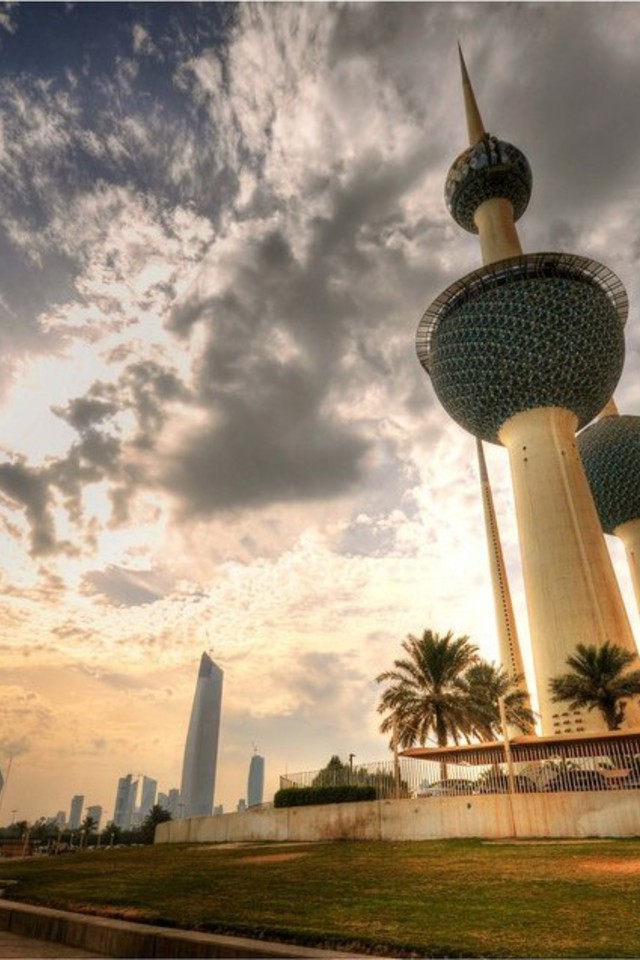 kuwait wallpaper,torre,cielo,tiempo de día,arquitectura,rascacielos