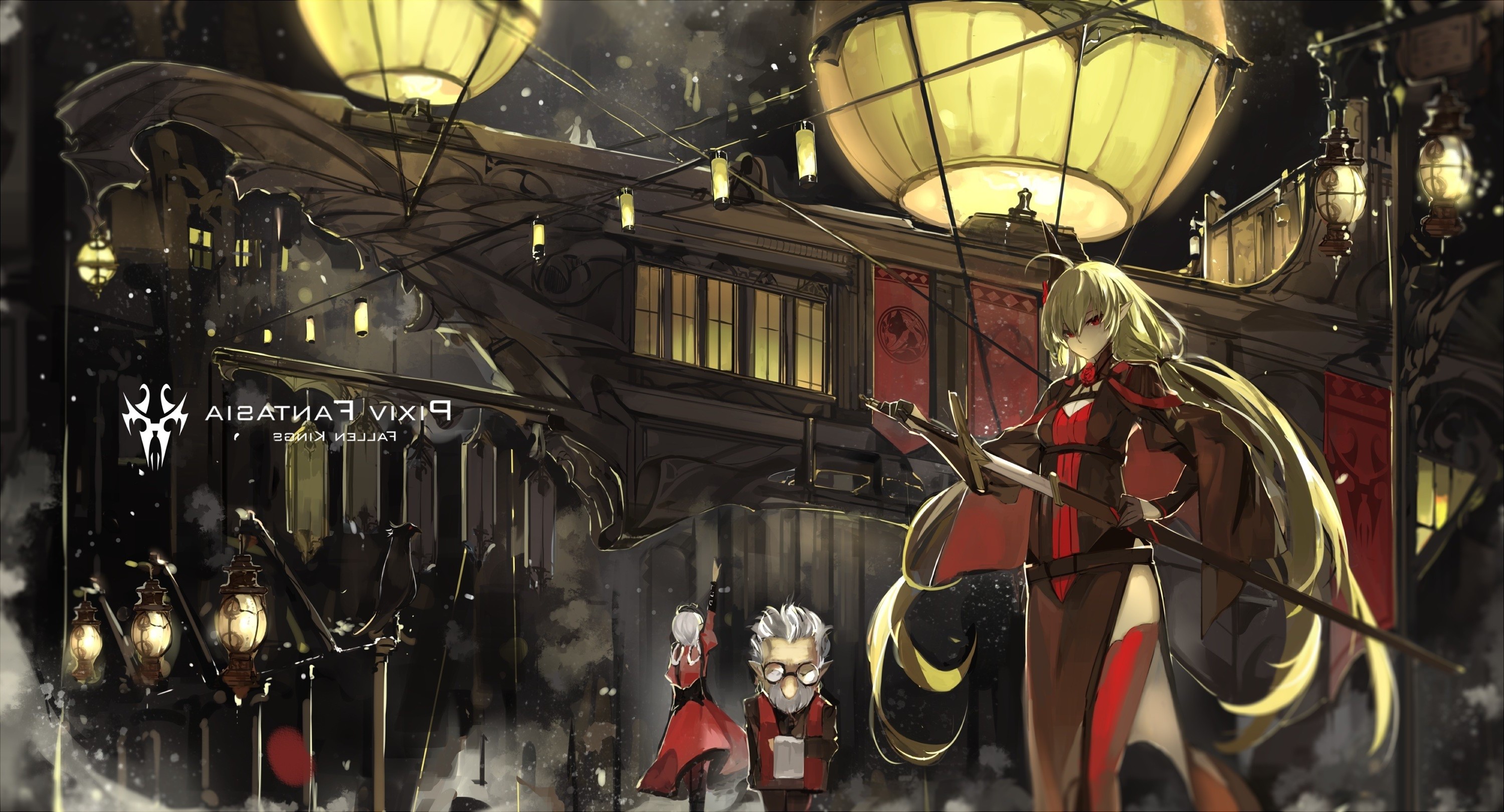 pixiv wallpaper,action adventure game,pc game,illustration,fiction,adventure game