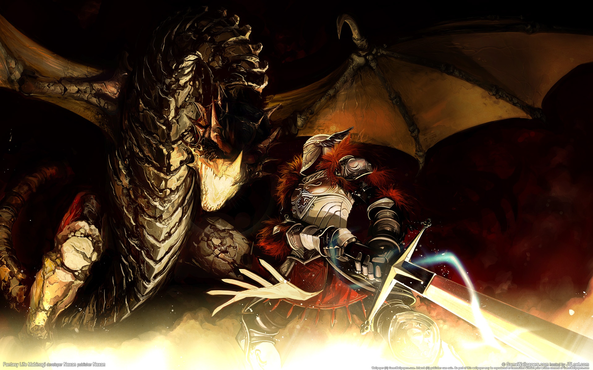 mabinogi wallpaper,action adventure game,cg artwork,demon,pc game,fictional character