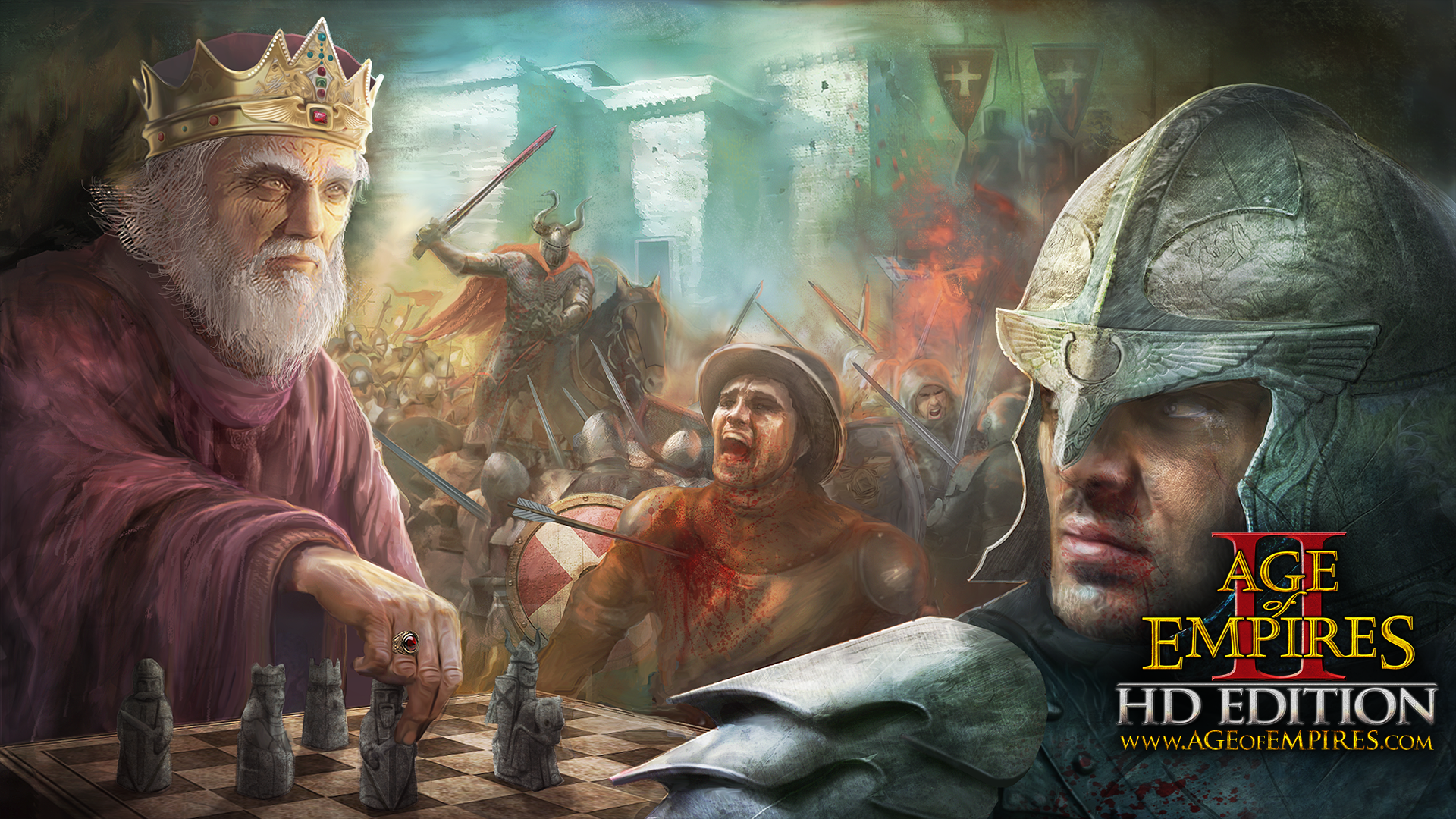 age of empires wallpaper,games,action adventure game,strategy video game,mythology,pc game