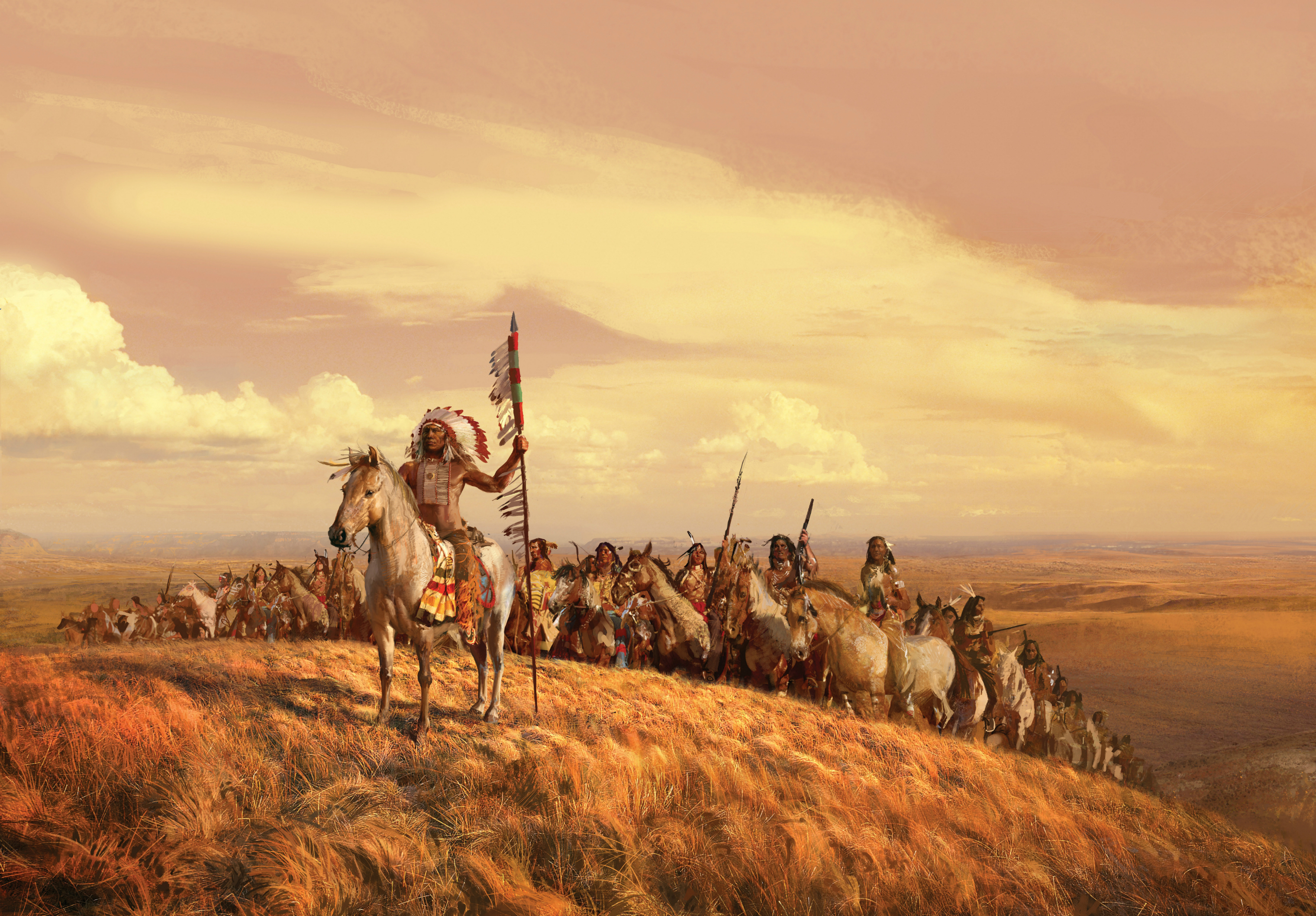 age of empires wallpaper,ecoregion,steppe,herd,plain,canidae