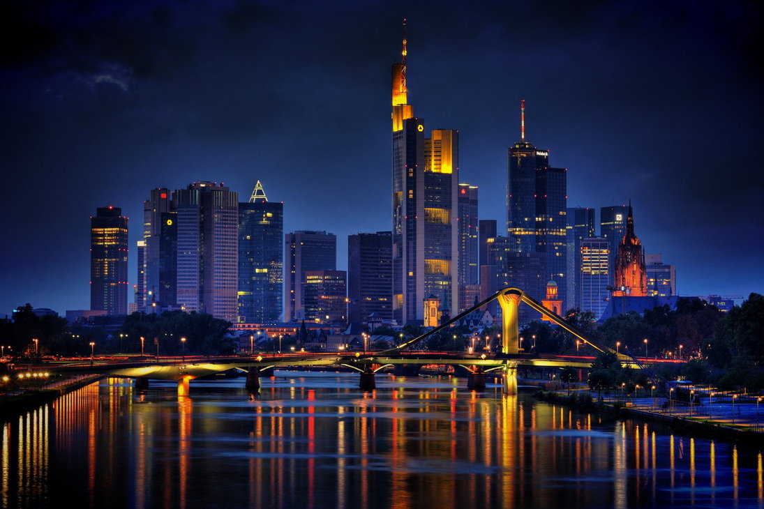 fondo de pantalla de frankfurt,ciudad,paisaje urbano,horizonte,área metropolitana,reflexión