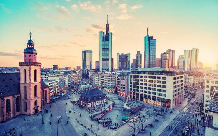 fondo de pantalla de frankfurt,ciudad,área metropolitana,paisaje urbano,área urbana,rascacielos