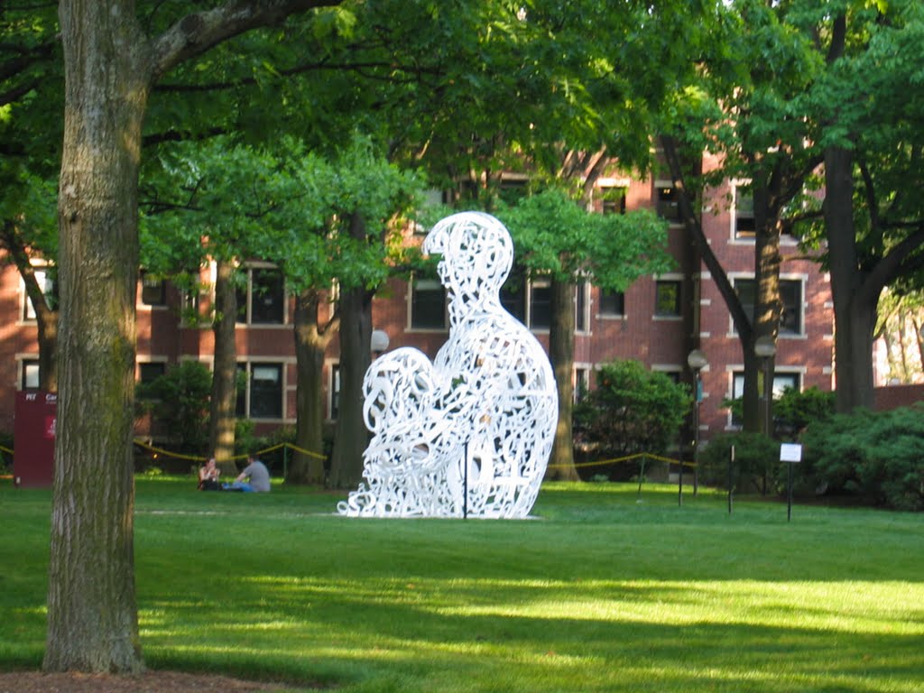 mit tapete,skulptur,kunst,baum,statue,gras