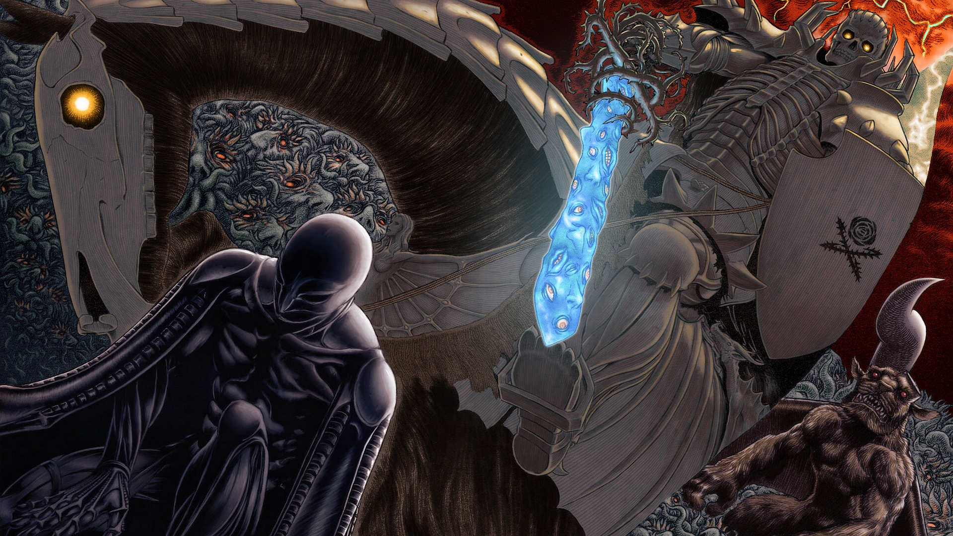 hd wallpaper berserk,gioco di avventura e azione,cg artwork,gioco per pc,demone,mitologia