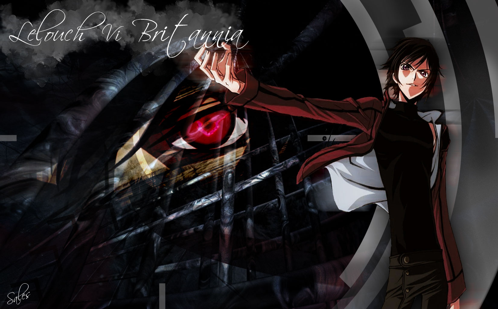 lelouch vi britannia wallpaper,cg artwork,black hair,anime,cartoon,demon