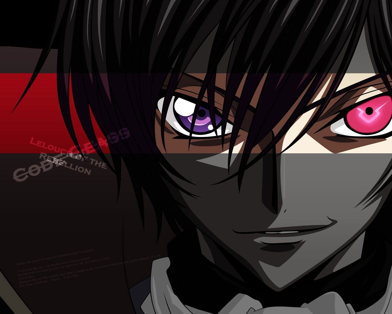 lelouch vi britannia wallpaper,hair,face,cartoon,black,photograph