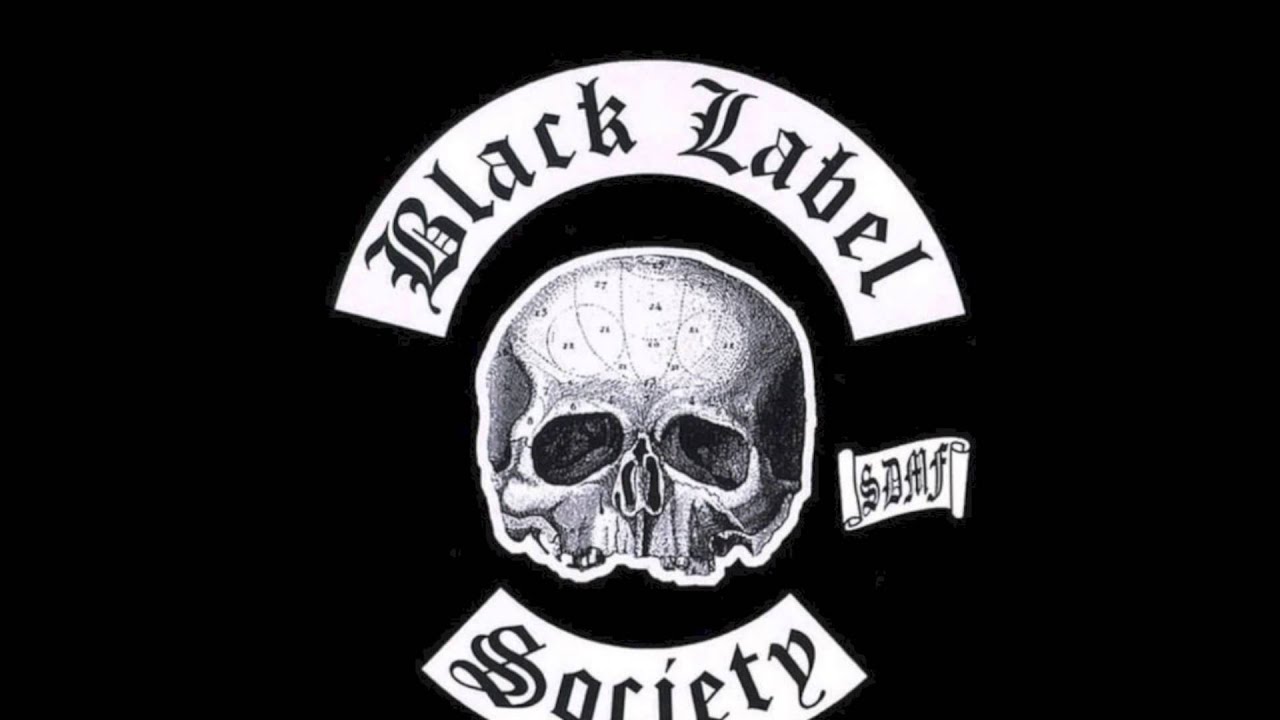 black label society wallpaper,schriftart,schädel,knochen,illustration,emblem