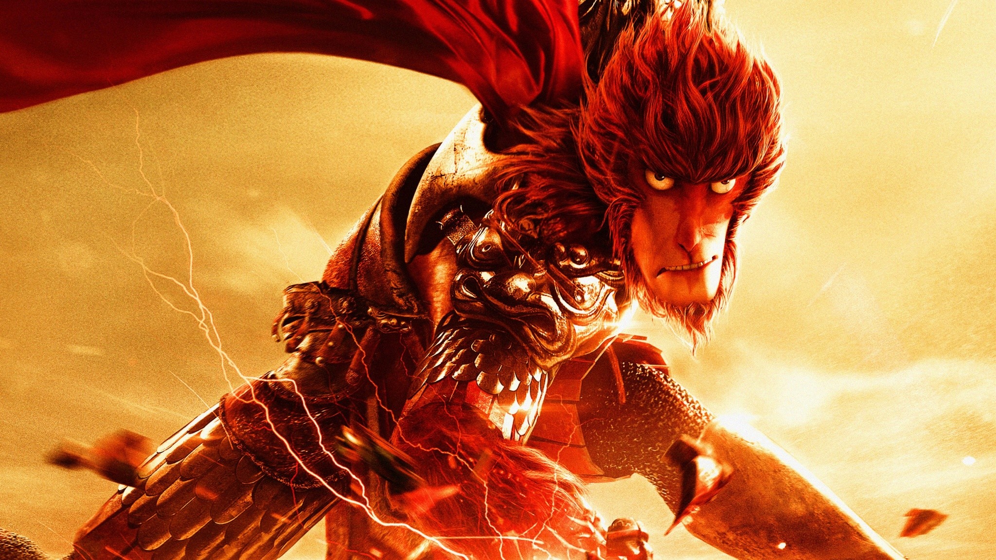 monkey king wallpaper,cg artwork,fictional character,demon,illustration,games