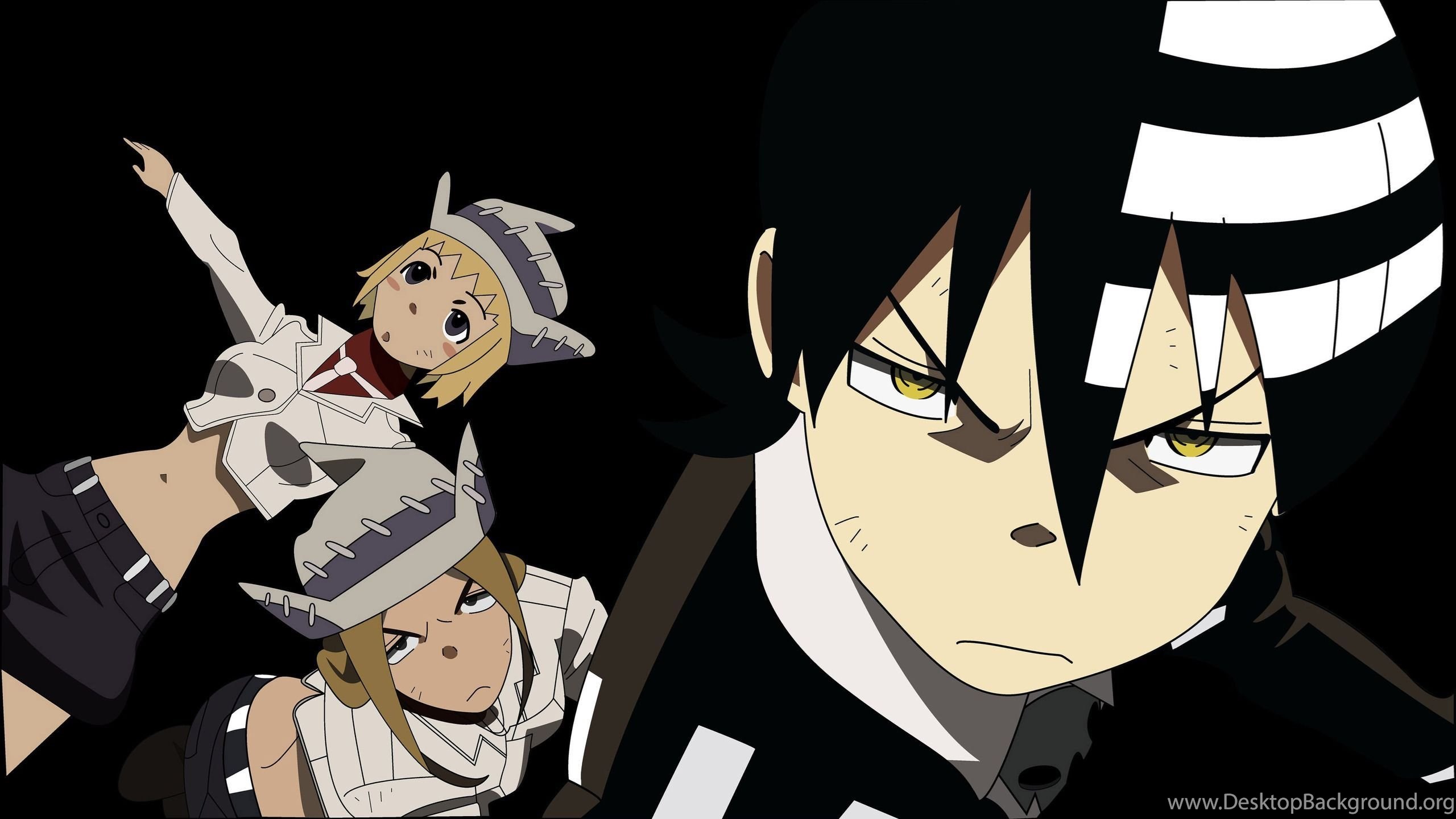 death the kid wallpaper,cartoon,anime,black hair,fictional character,gesture