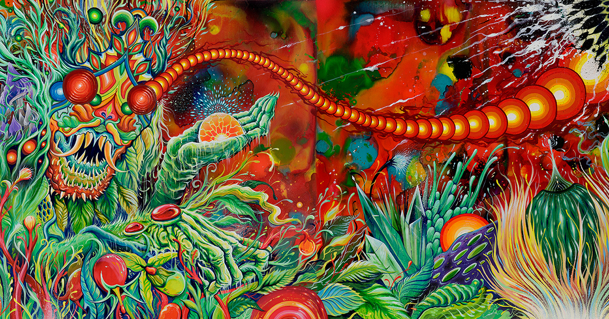 mastodon tapete,psychedelische kunst,kunst,baum,pflanze,muster