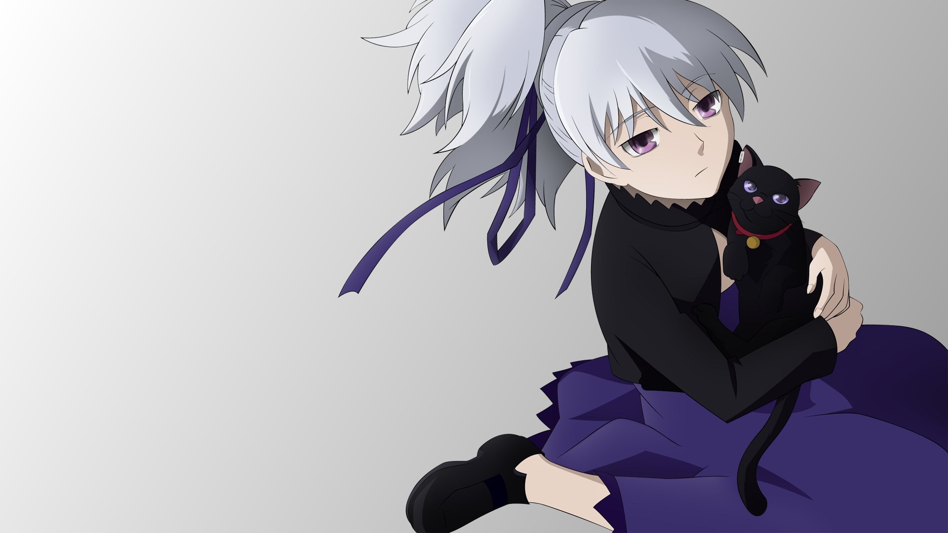 darker than black wallpaper,cartoon,anime,black hair,cg artwork,illustration