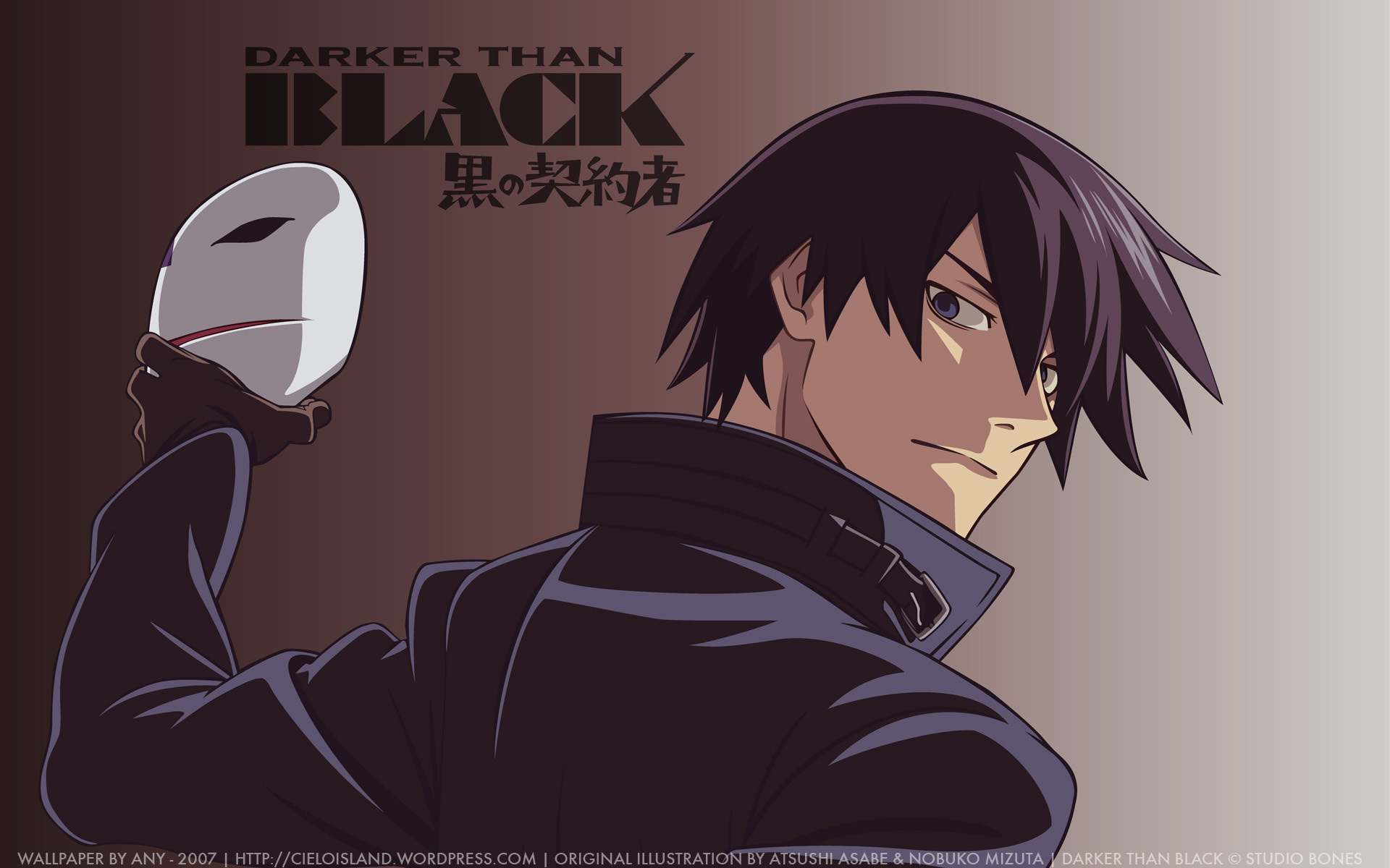 darker than black wallpaper,cartoon,anime,black hair,illustration,artwork