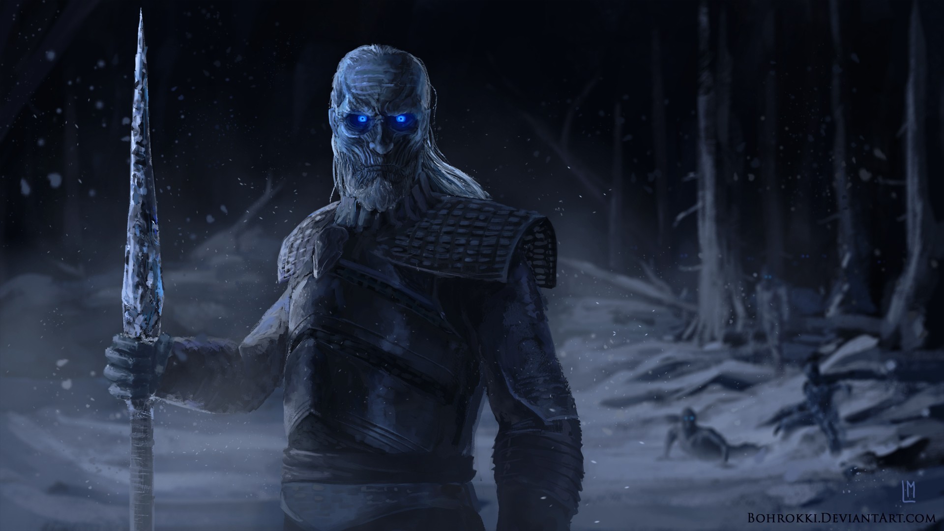 white walker wallpaper,darkness,fiction,human,digital compositing,screenshot