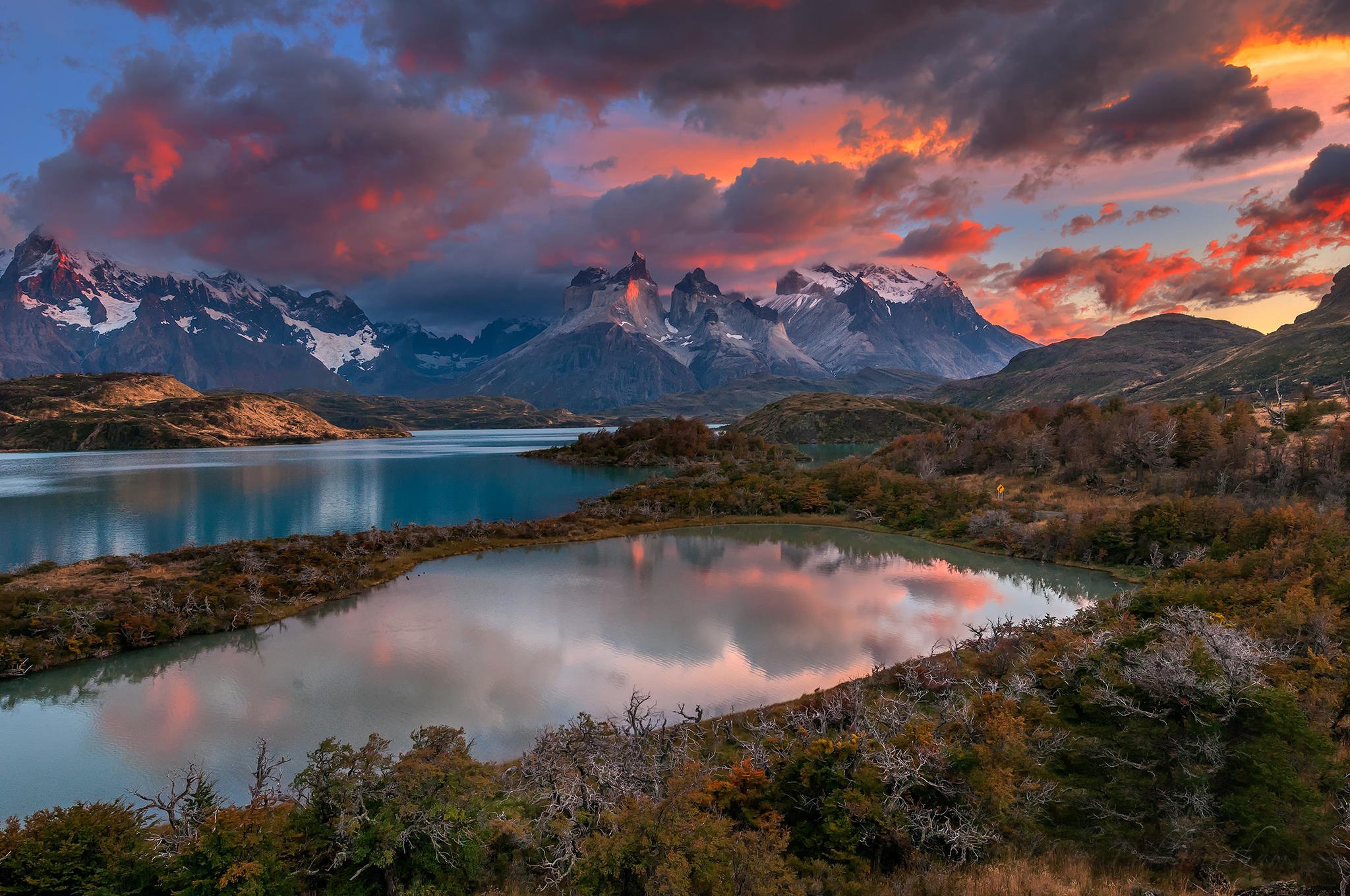 patagonia tapete,natur,himmel,natürliche landschaft,betrachtung,berg