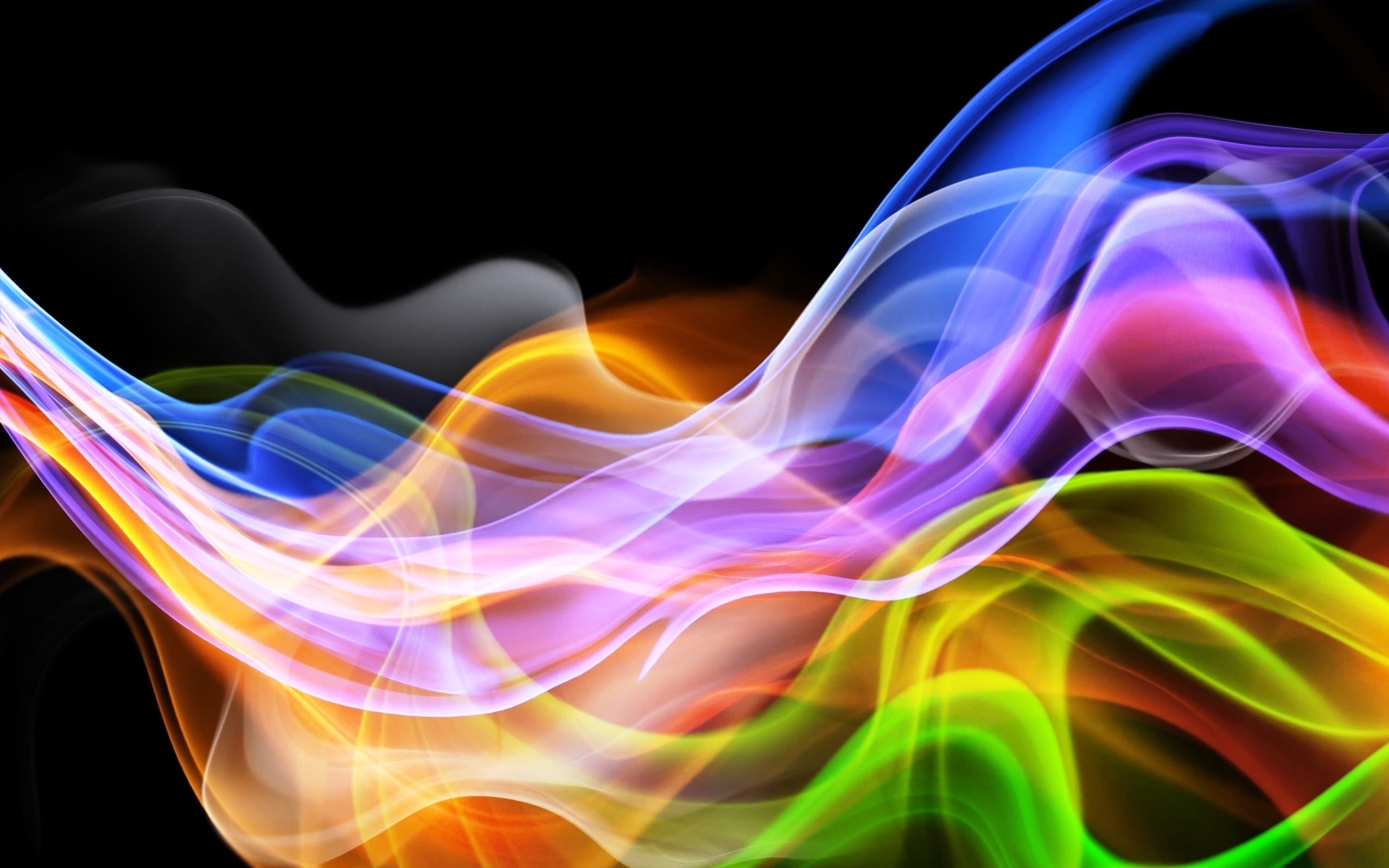 fond d'écran de fumée 3d,bleu,lumière,l'eau,fumée,art fractal