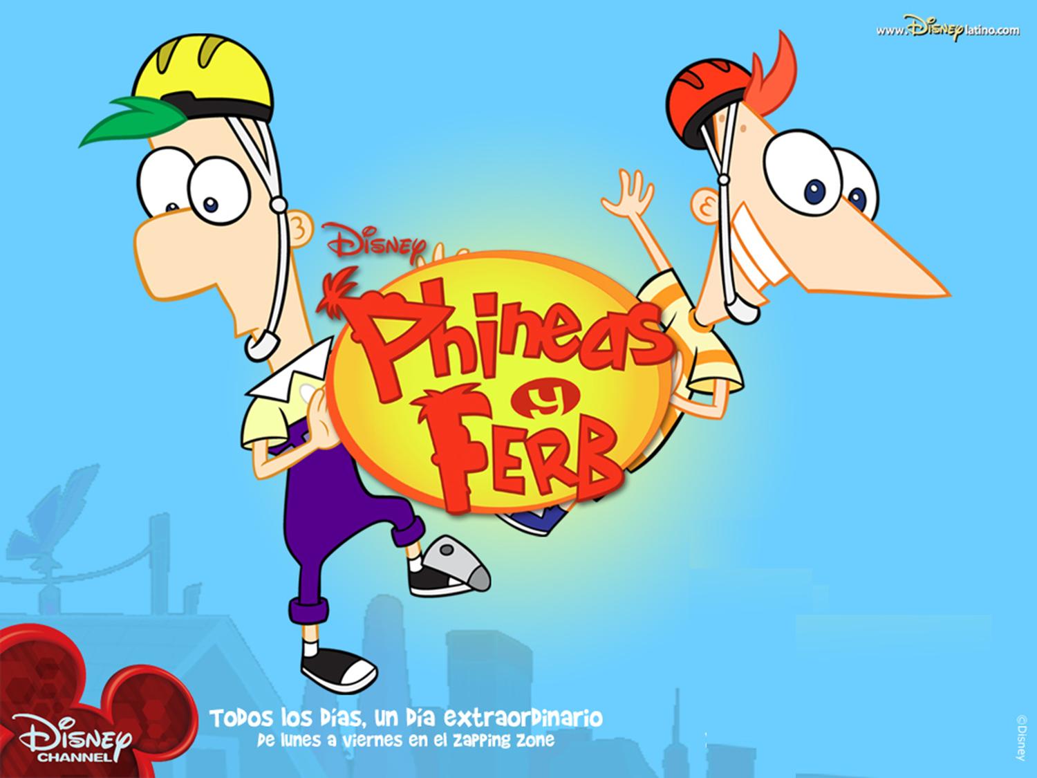 phineas und ferb wallpaper,animierter cartoon,karikatur,illustration,animation,glücklich