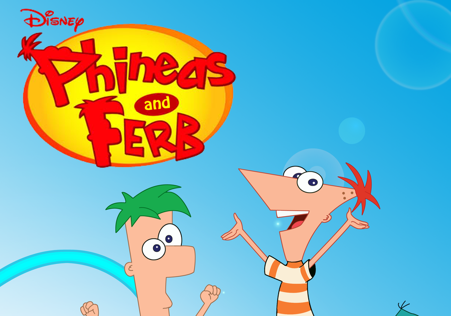 phineas and ferb wallpaper,animated cartoon,cartoon,illustration,fictional character,animation