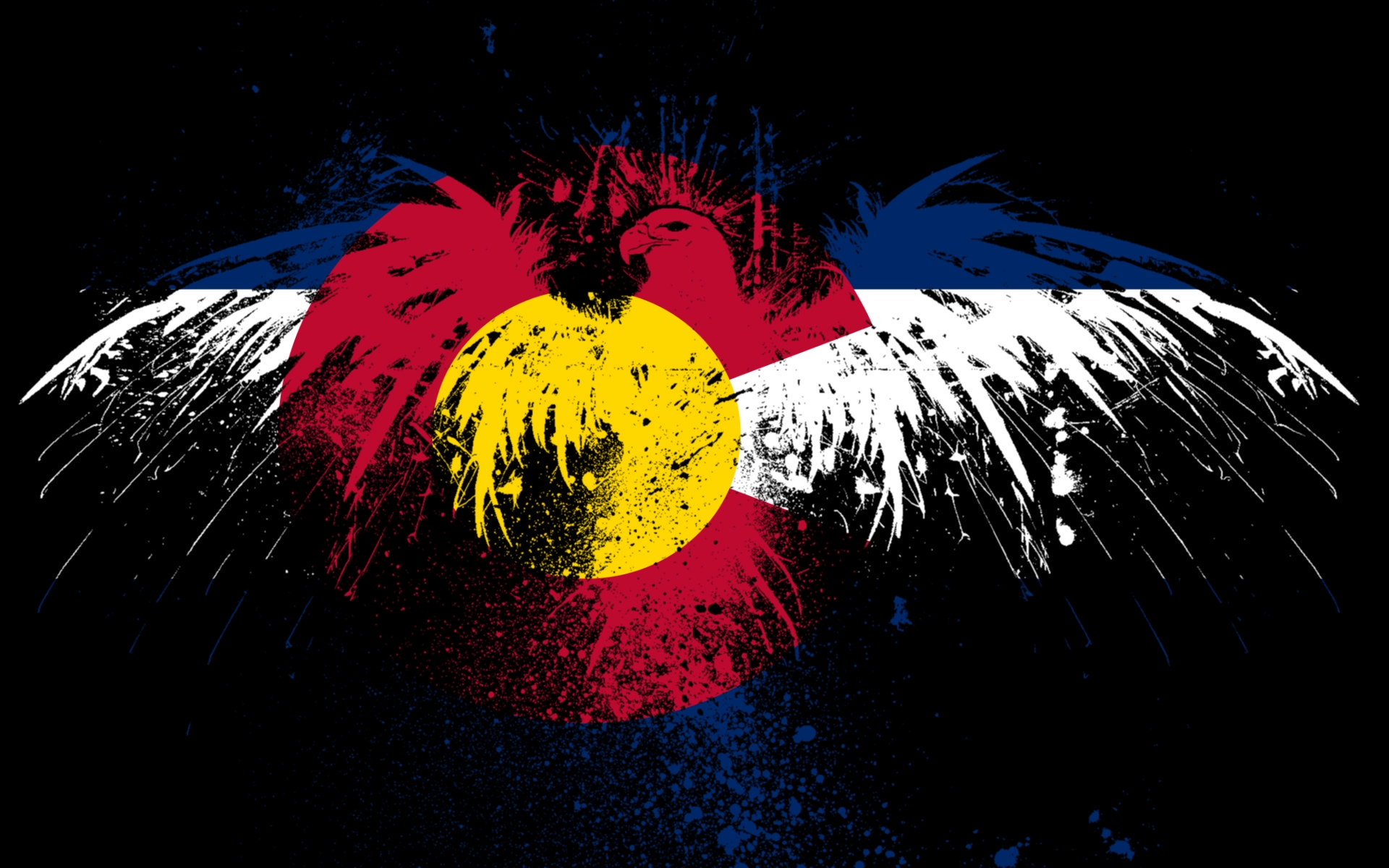 colorado flag wallpaper,gelb,grafikdesign,grafik,welt,illustration