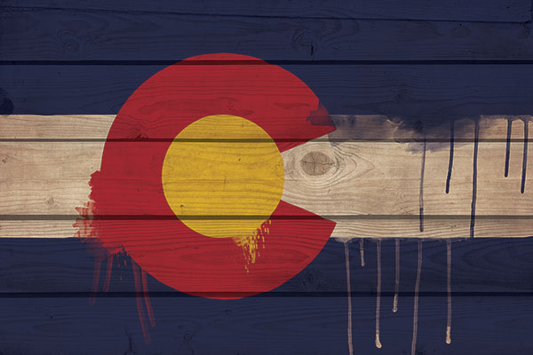 colorado flag wallpaper,rot,gelb,bildende kunst,himmel,gemälde