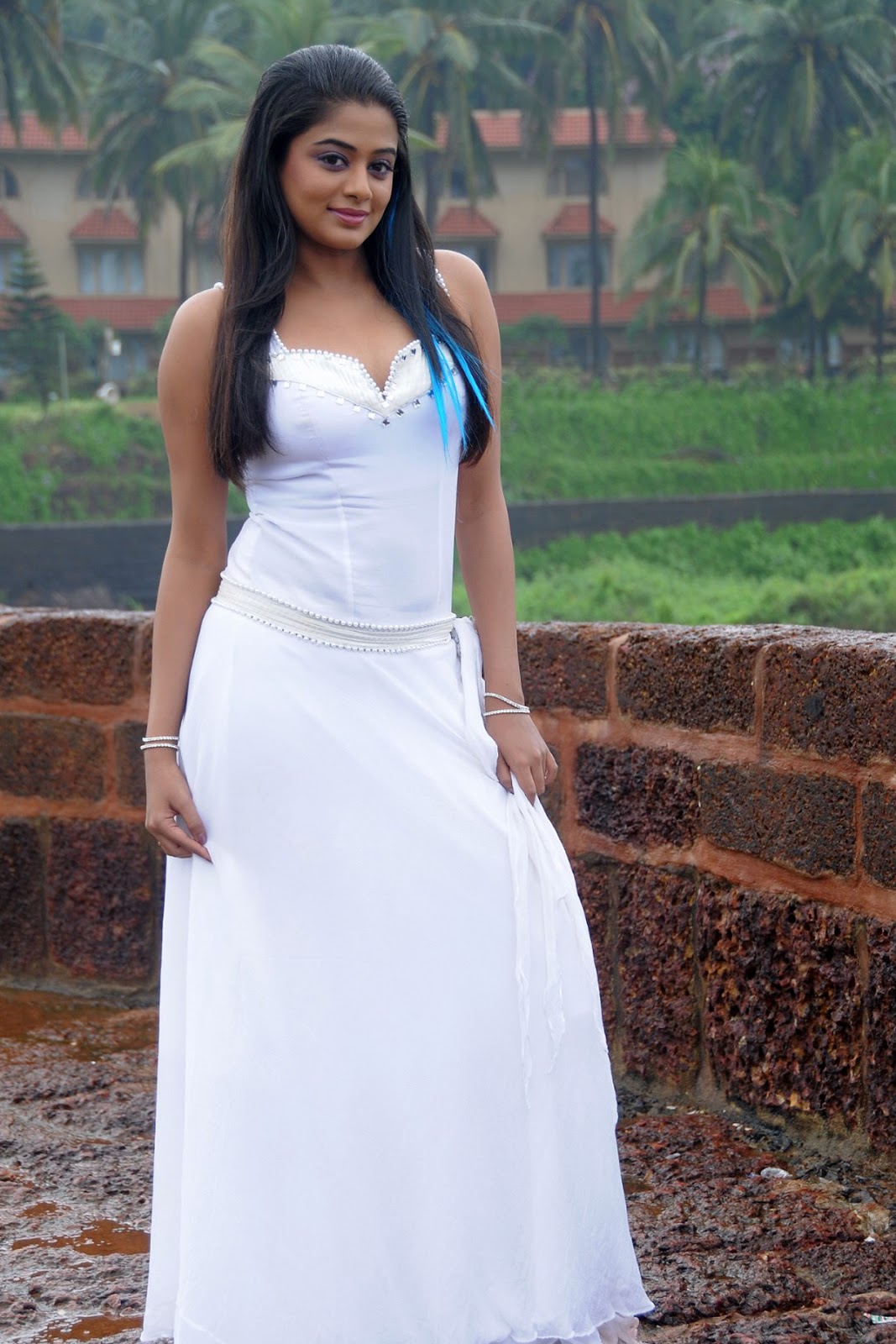 priyamani hd wallpaper,clothing,dress,gown,white,photograph