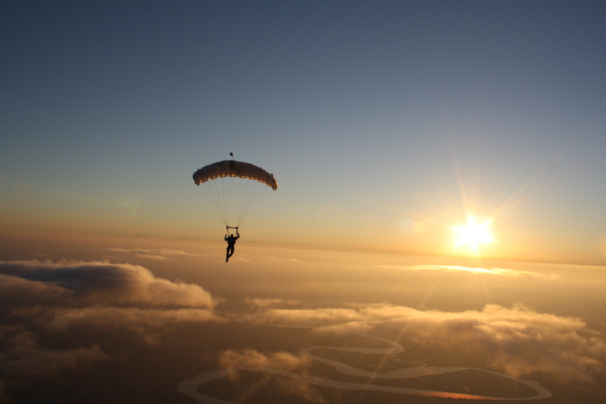 parachute wallpaper,parachute,parachuting,sky,air sports,paragliding