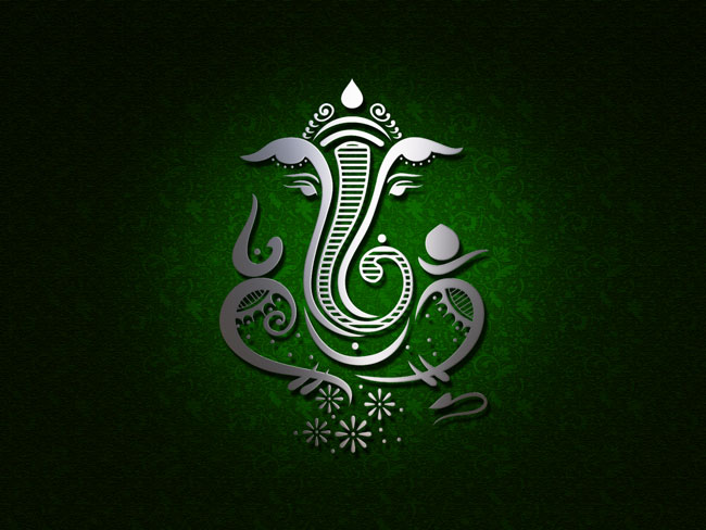 vinayagar animation wallpaper,green,calligraphy,font,logo,illustration